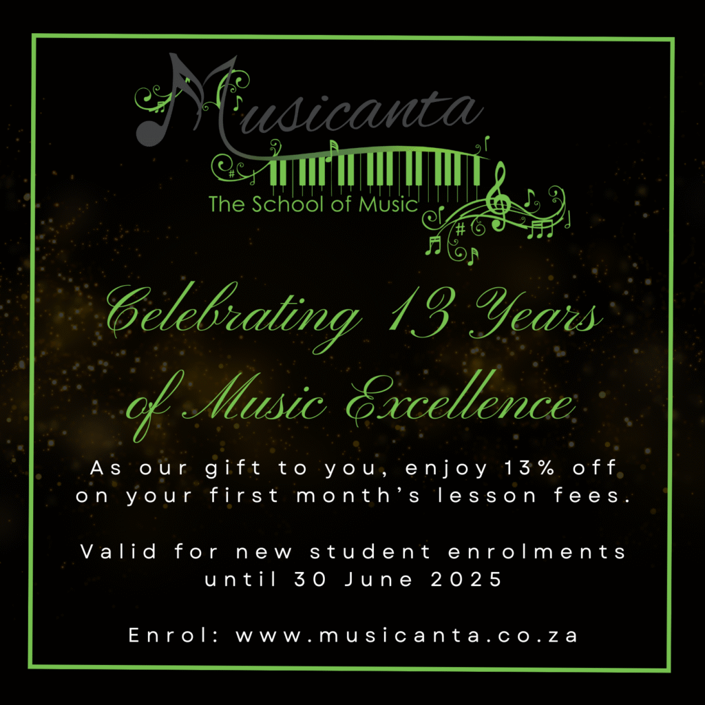 Musicanta Music School June 2025 Special for music lessons